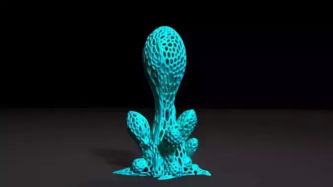 Alien plant 3D print model Alien plant 3D print model