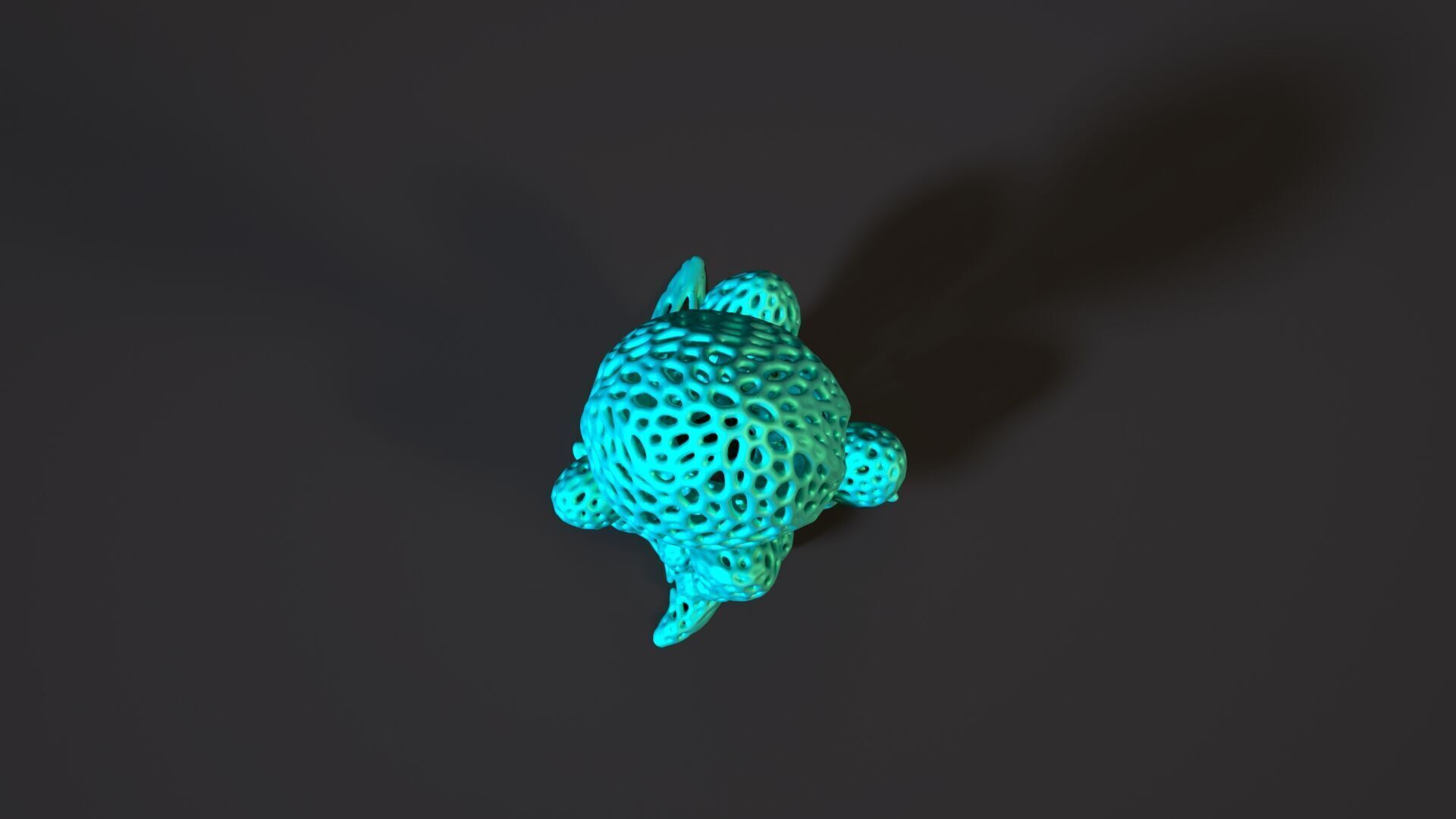 Alien plant 3D print model_8
