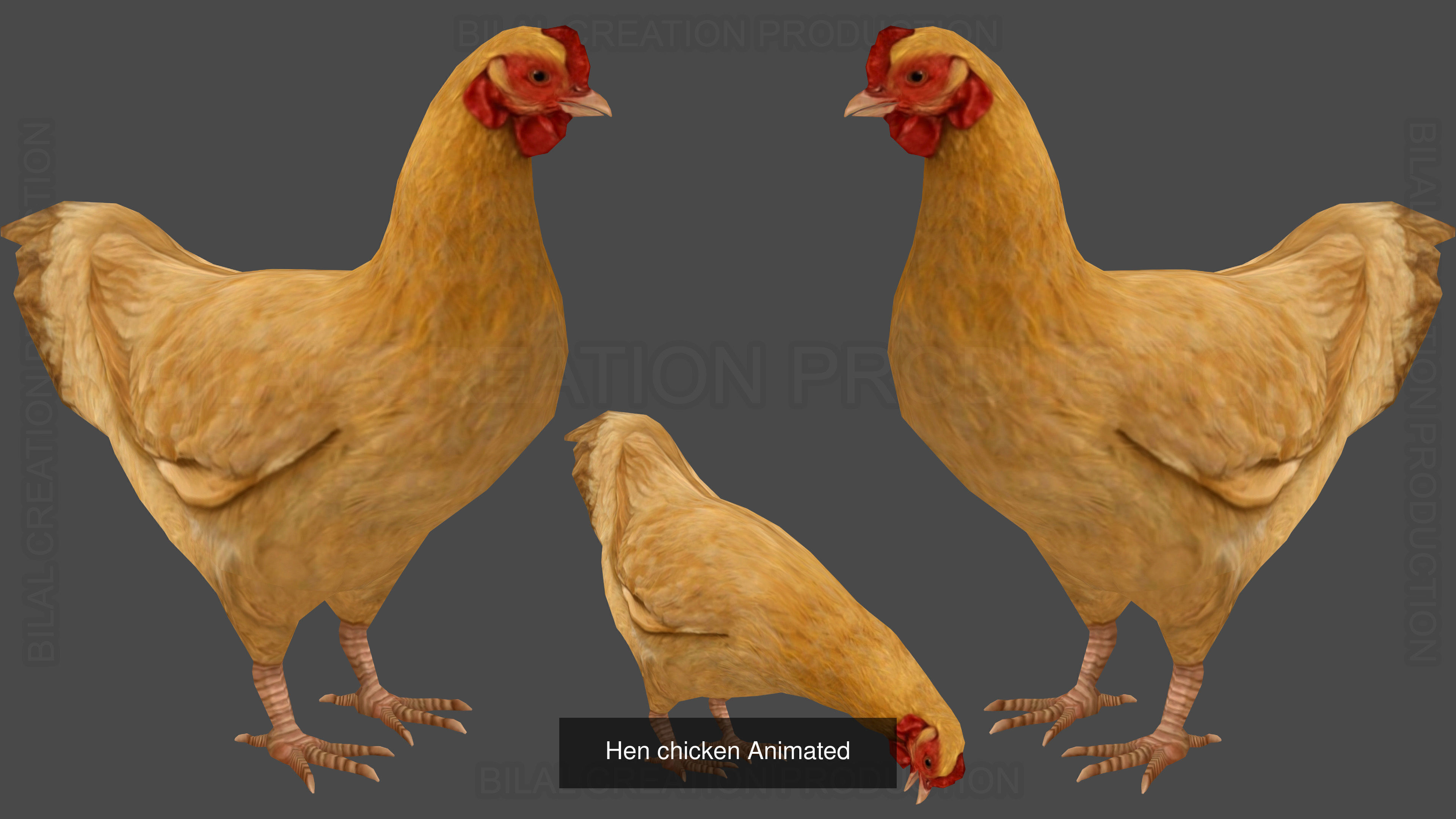 32 PACK OF REALISTIC WILD ANIMALS 3D Model Collection_47