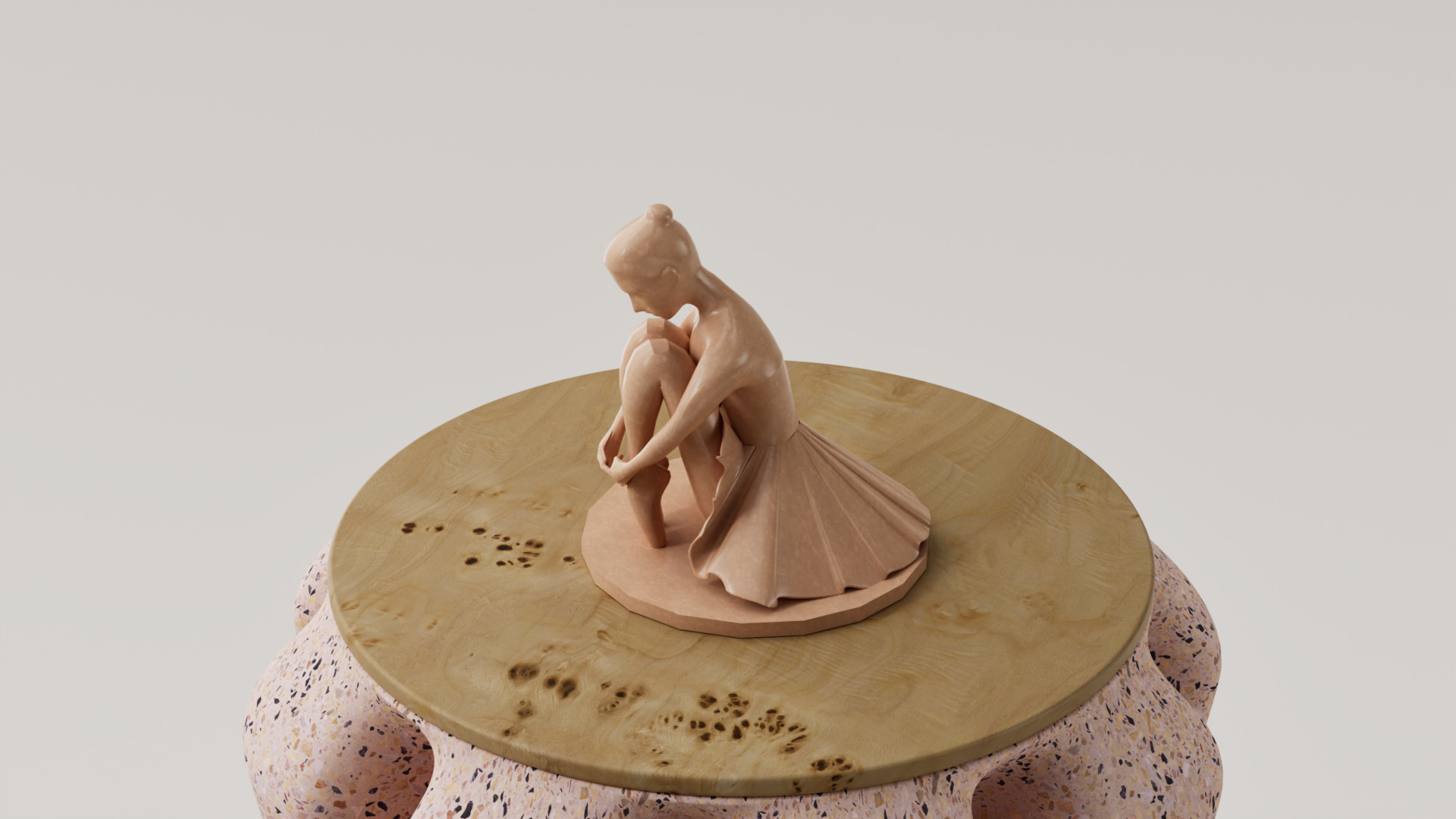 Escultura - Arte contemporaneo - Bailarina 3D print model_1