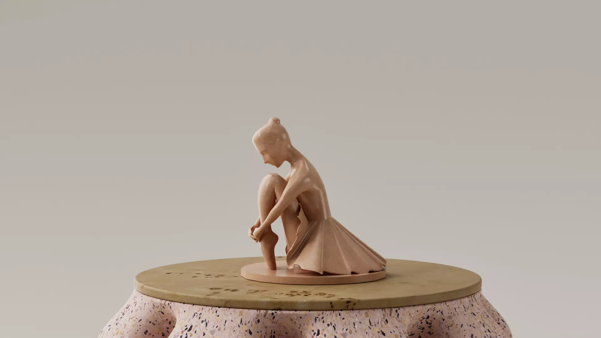 Escultura - Arte contemporaneo - Bailarina 3D print model_0
