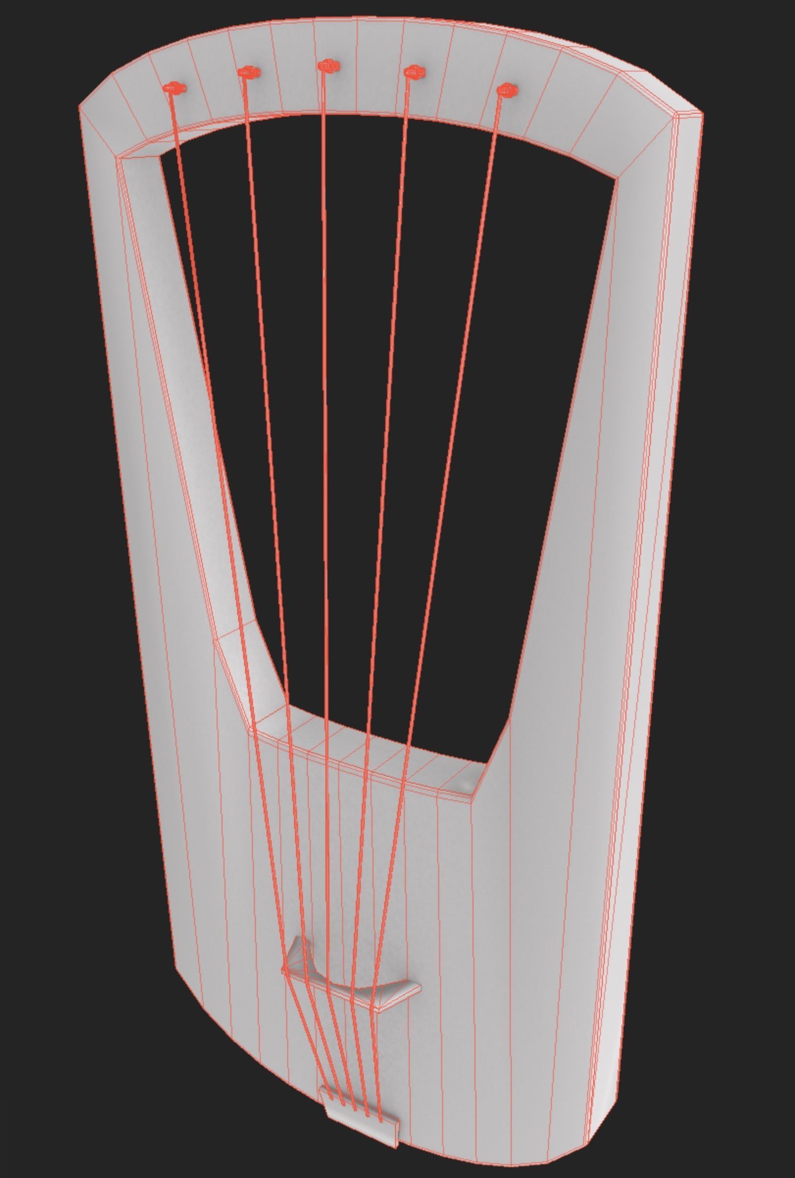 Medieval Lyra 3D model_5