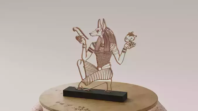 Escultura - ANUBIS - EL JUICIO DEL ALMA 3D print model