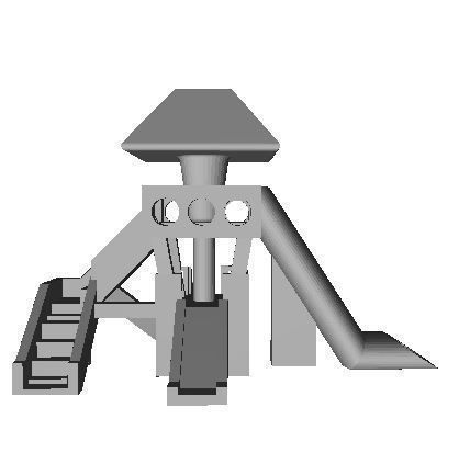 Slide play structure 3D print model_1