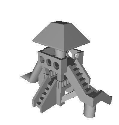 Slide play structure 3D print model_2