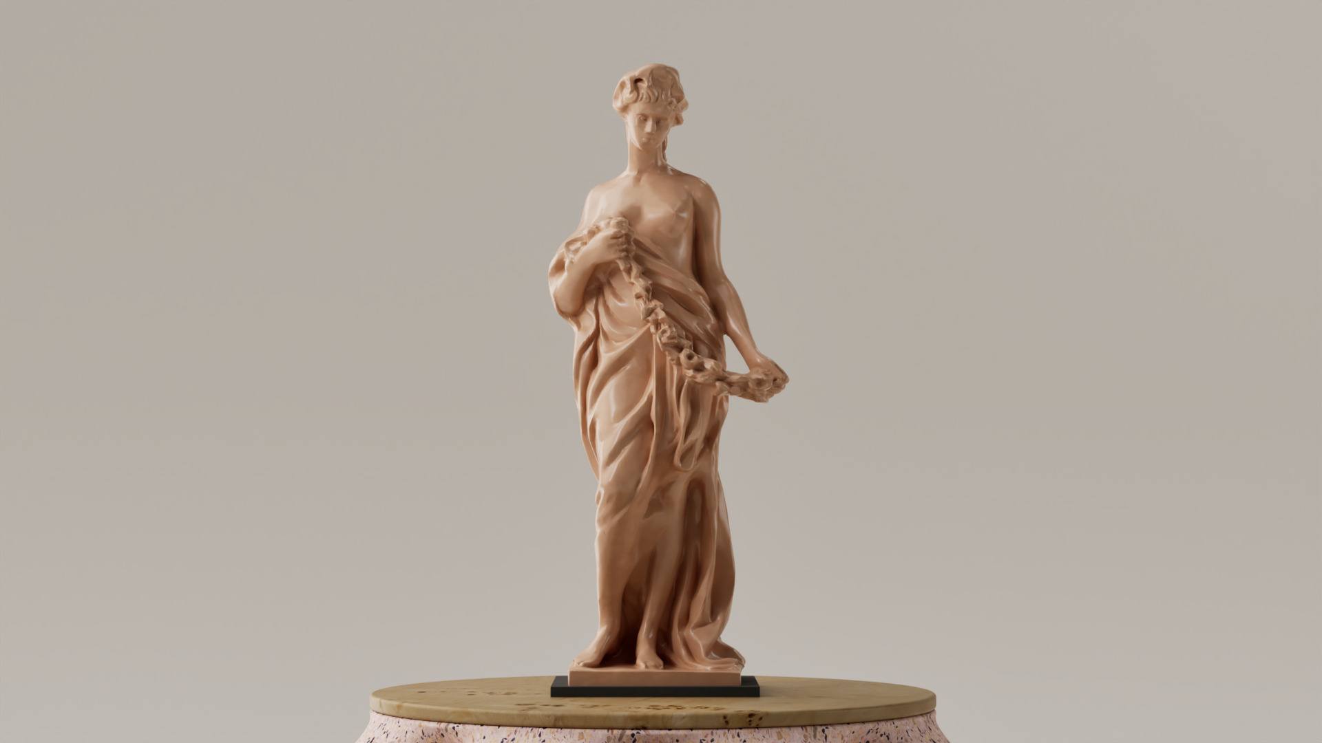 Escultura Romana - Estatua 3D print model_1