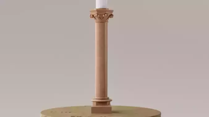 Porta velas - Candelabro 3D print model