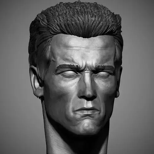 CUSTOM HEAD T-800 3D print model