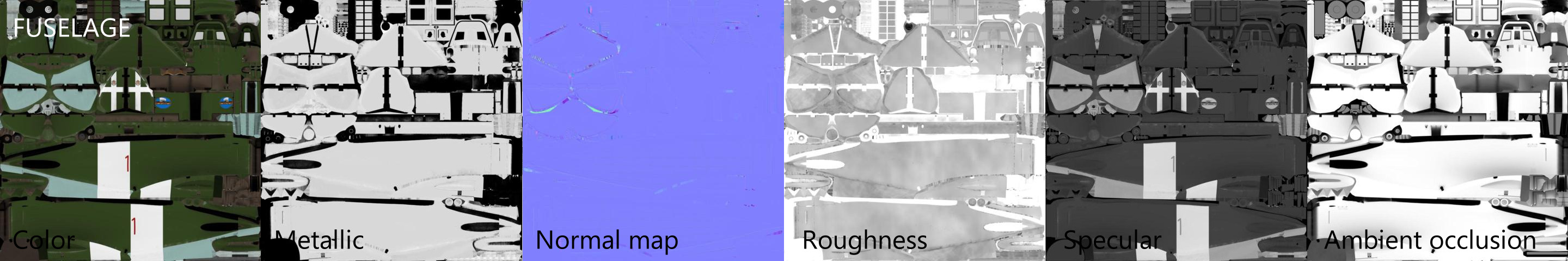 Re2000 Falco I - Catapult version - Not rigged Low-poly 3D model_11