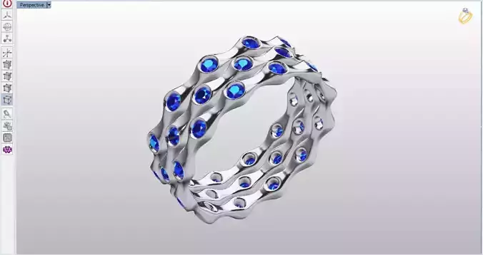 Endless Bloom 1 Eternity Ring 