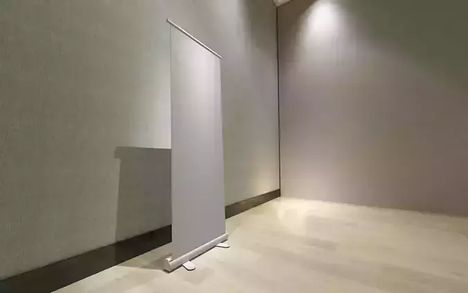 Roll Up Banner 3D model