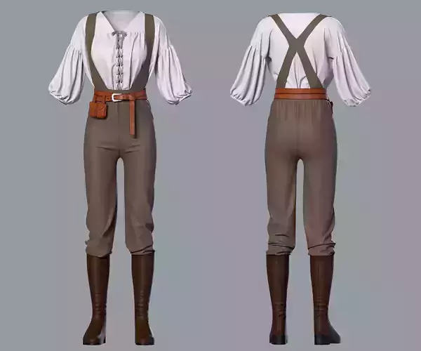 Fantasy woman outfit 1