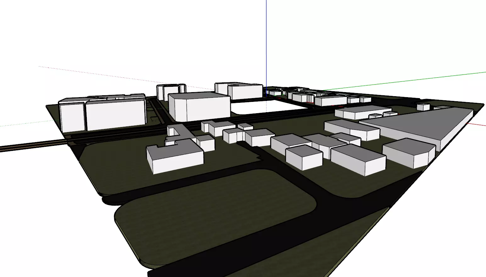 town model Free 3D model