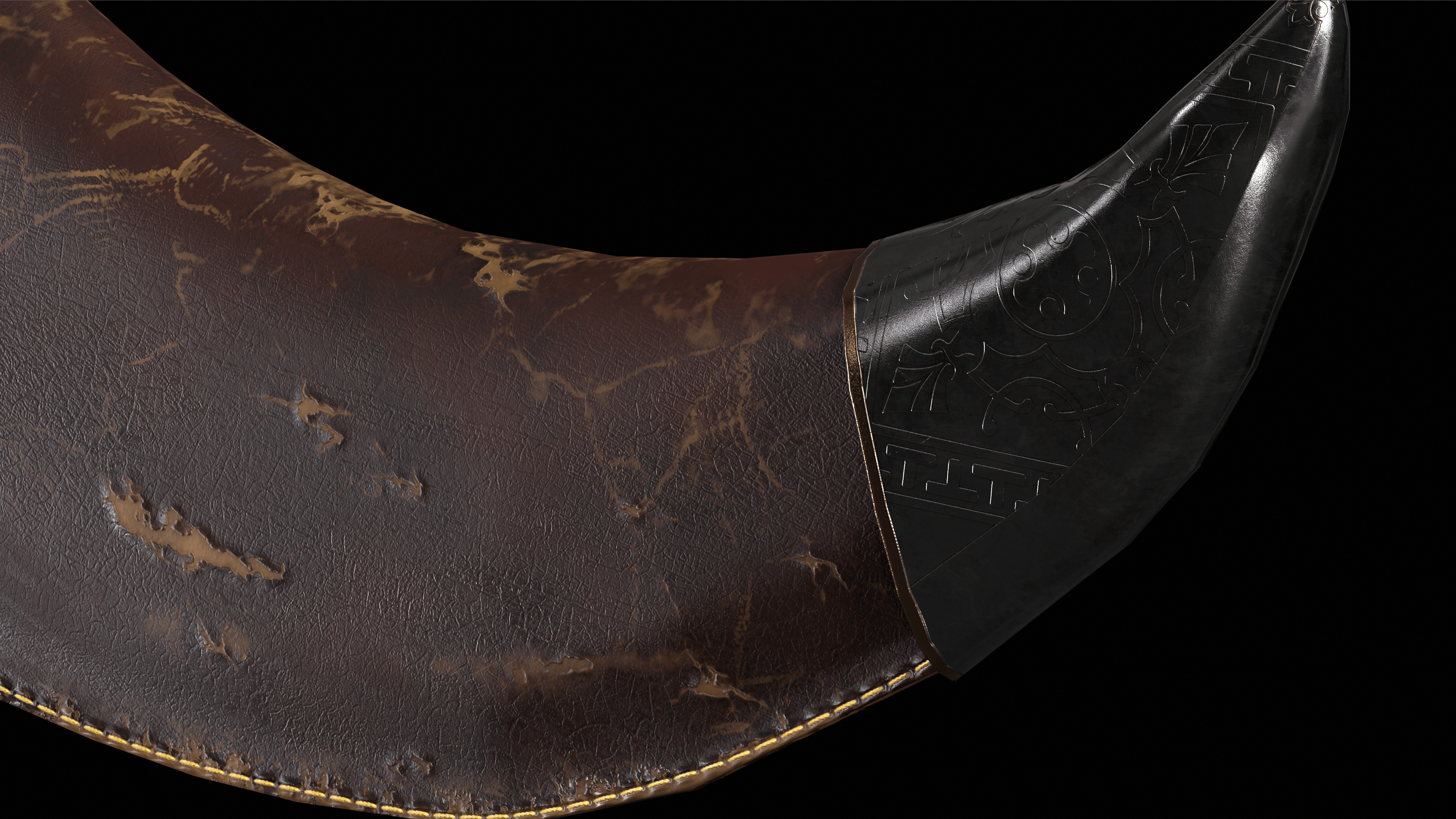 Gluttony Dagger Free low-poly 3D model_10