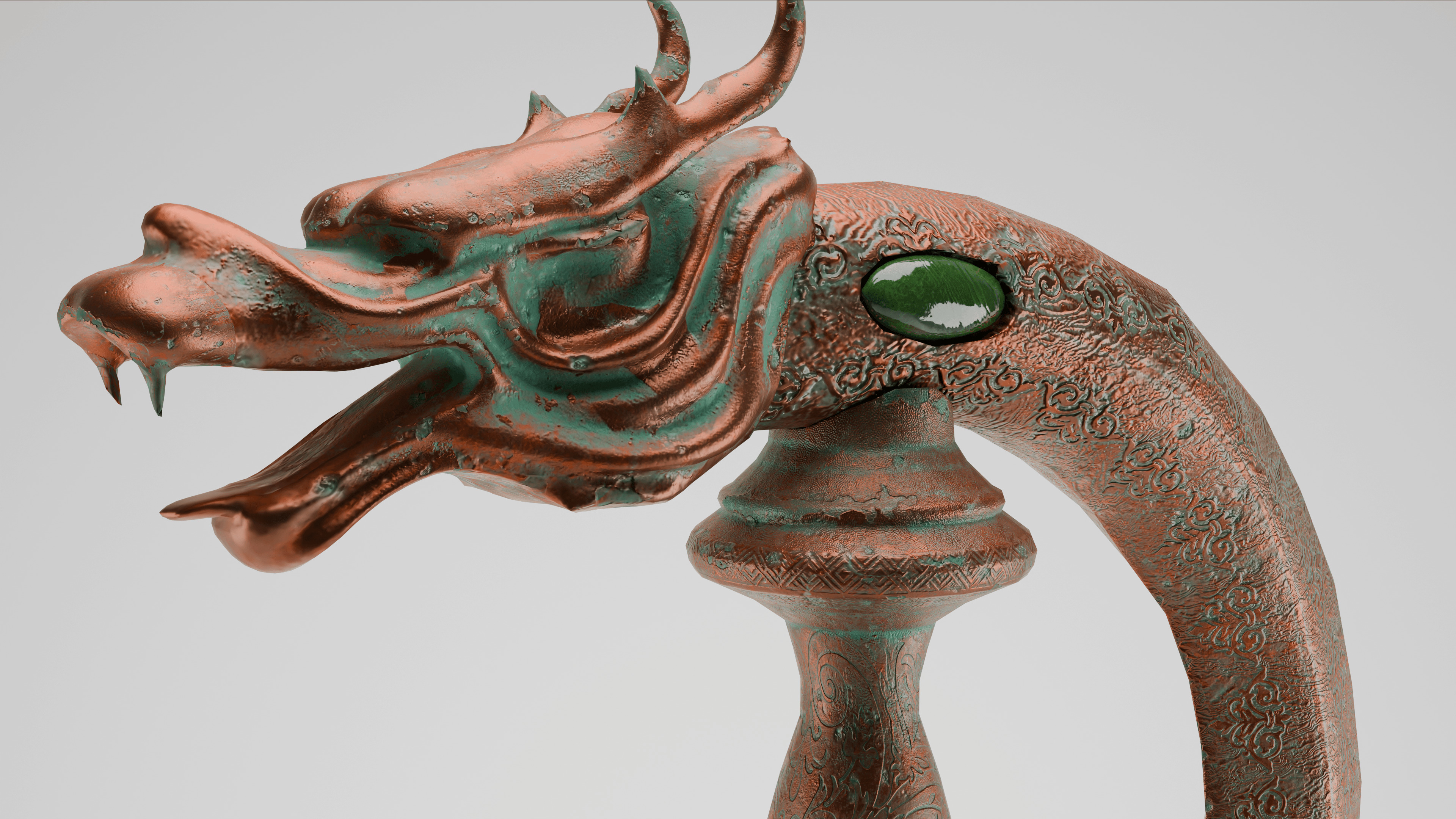 Gluttony Dagger Free low-poly 3D model_3