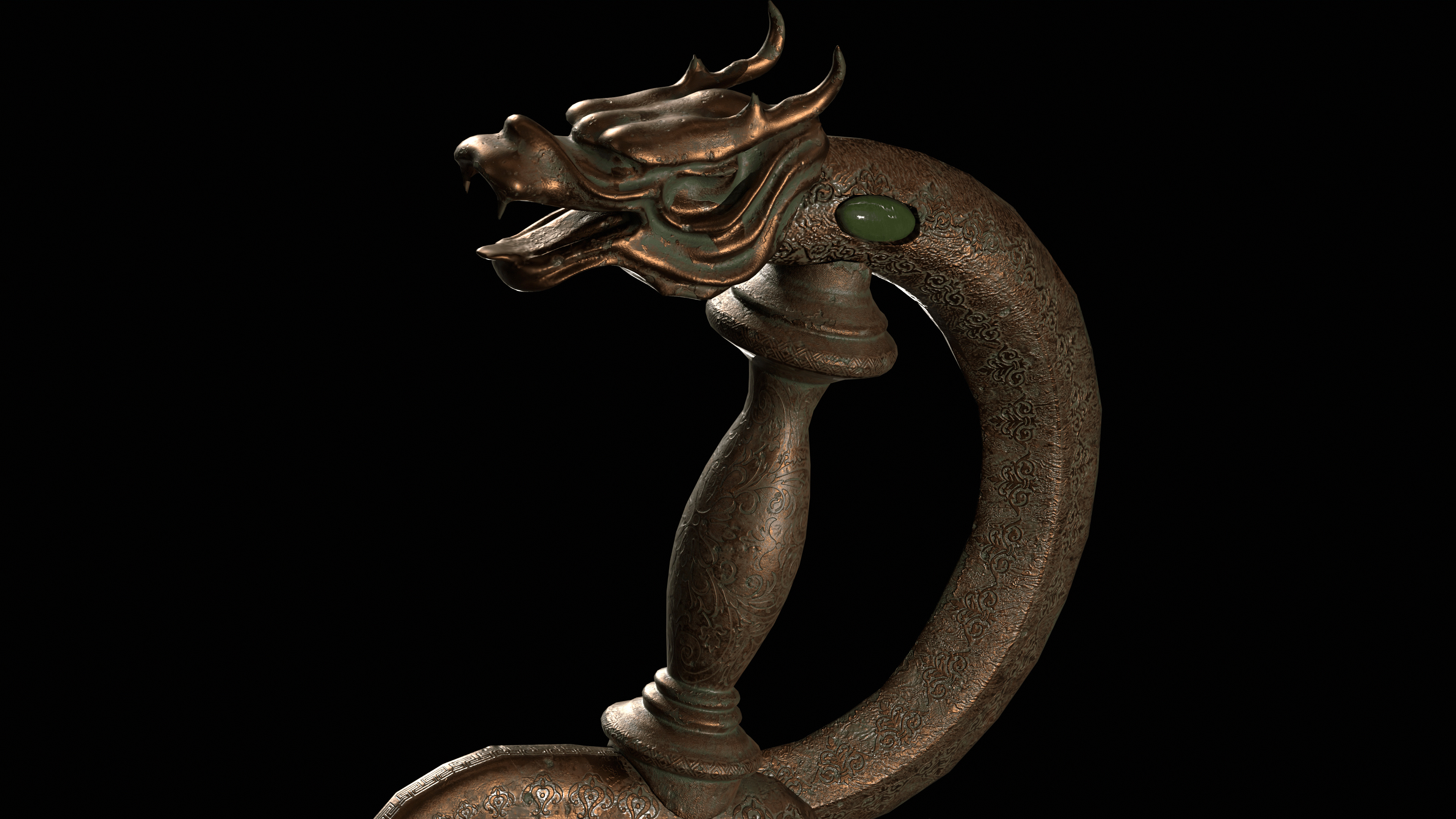 Gluttony Dagger Free low-poly 3D model_27