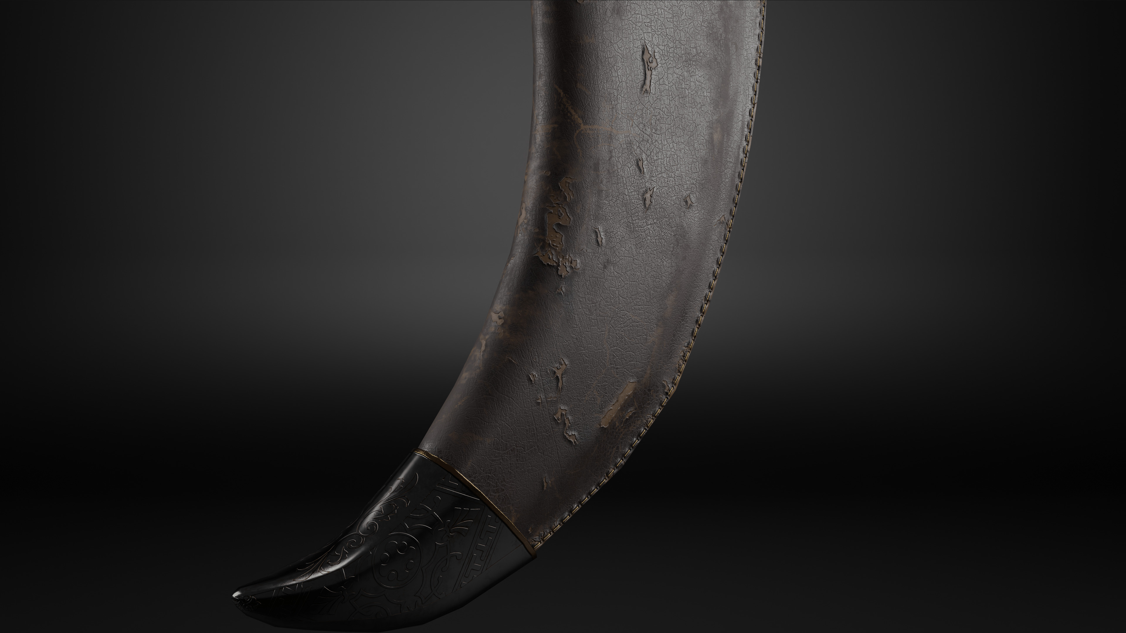 Gluttony Dagger Free low-poly 3D model_5