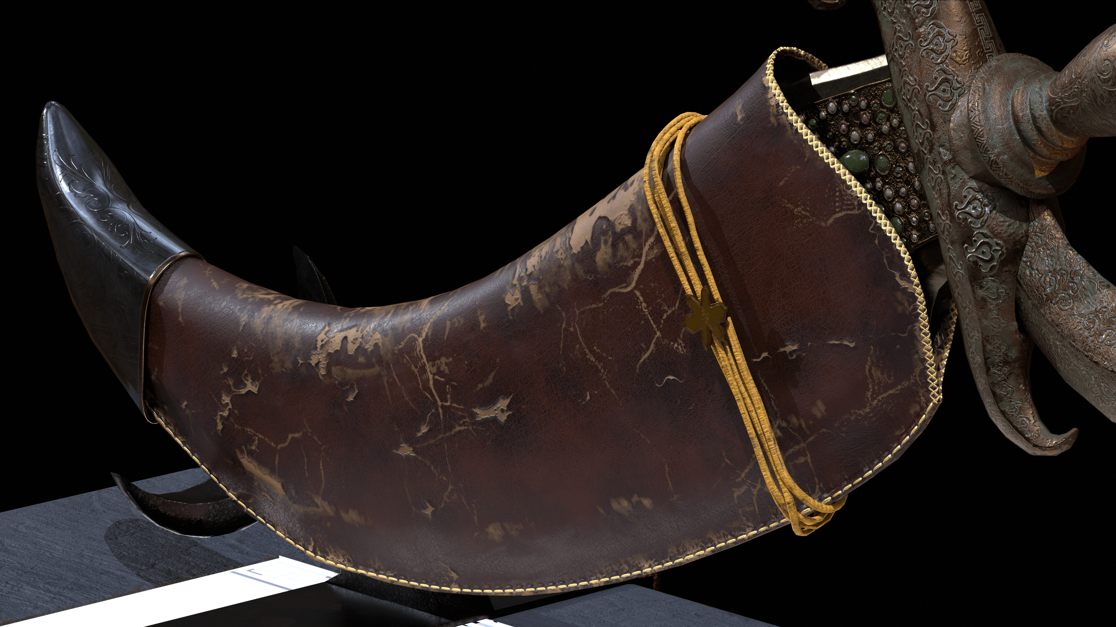 Gluttony Dagger Free low-poly 3D model_15