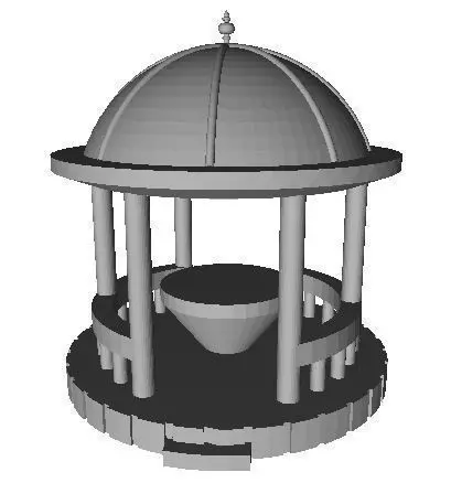 Gazebo Round 3D print model