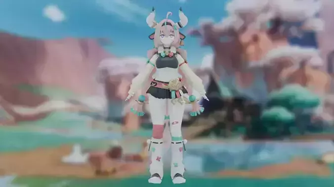 Varesa - Genshin Impact 3D model