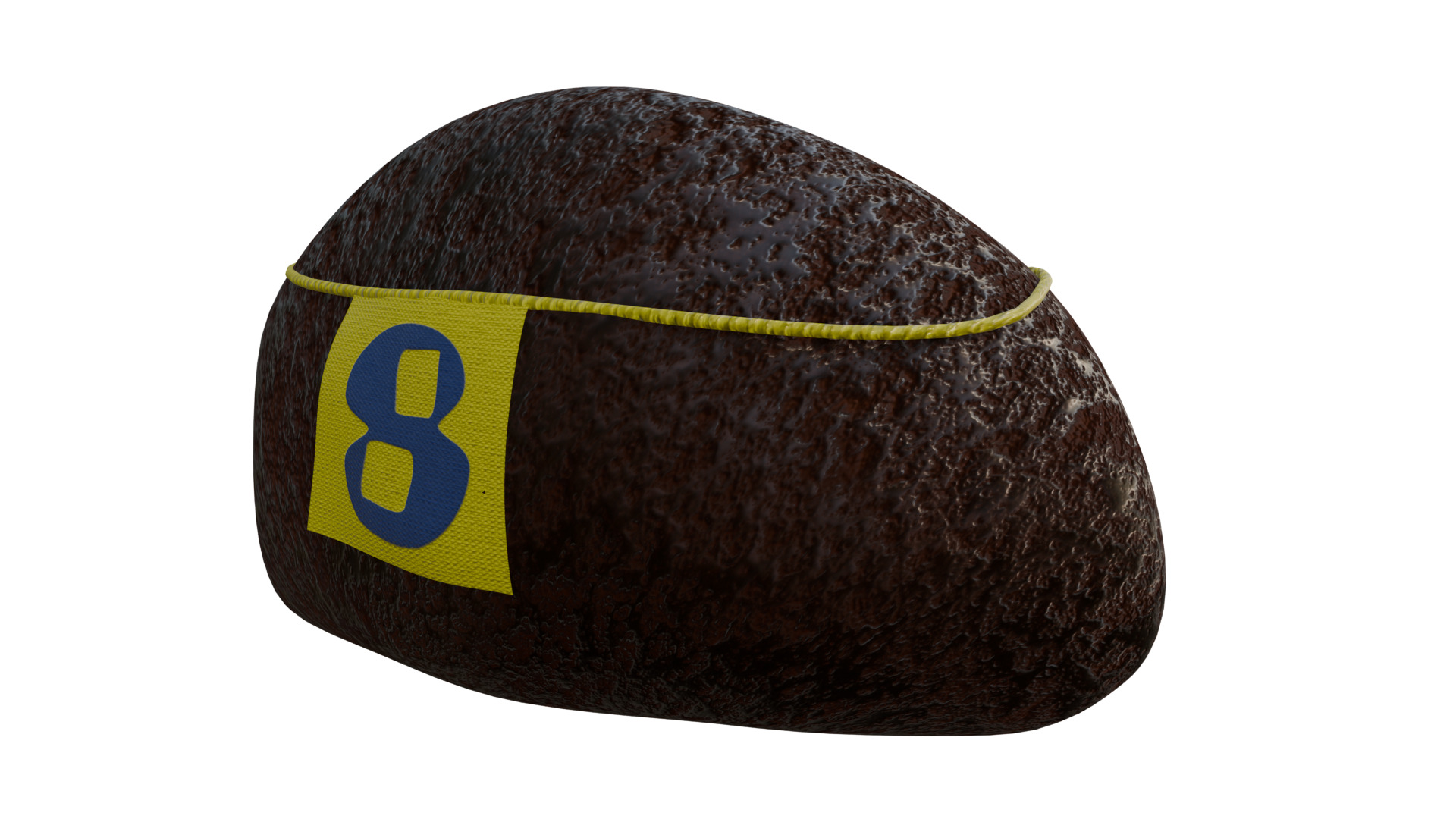 High Detailed Pet Rock 8 PBR 3D model_1