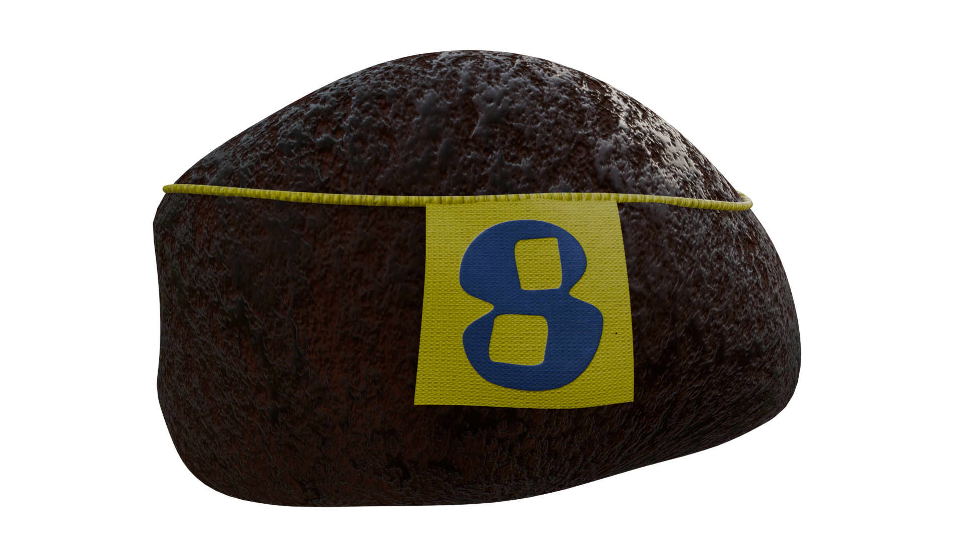 High Detailed Pet Rock 8 PBR 3D model_4