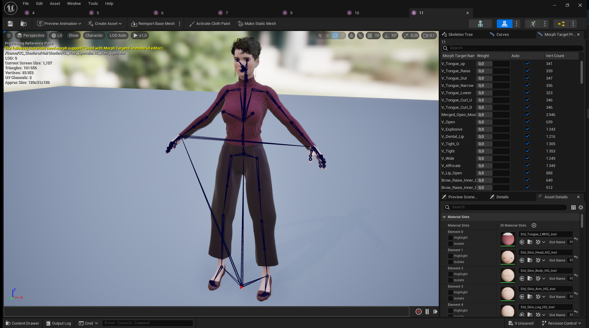 Confident and Modern Look Elegant Low-poly 3D model_25