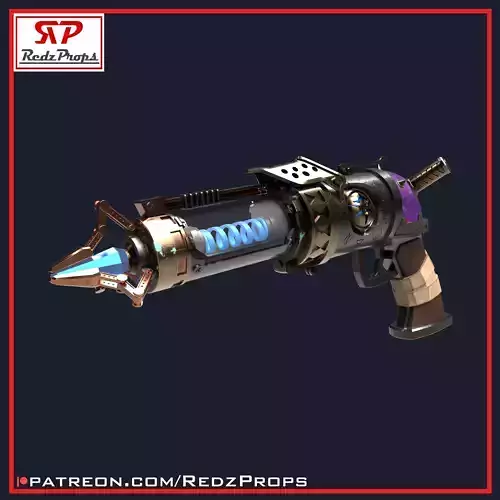 Jinx S2 Pistol Cosplay Prop