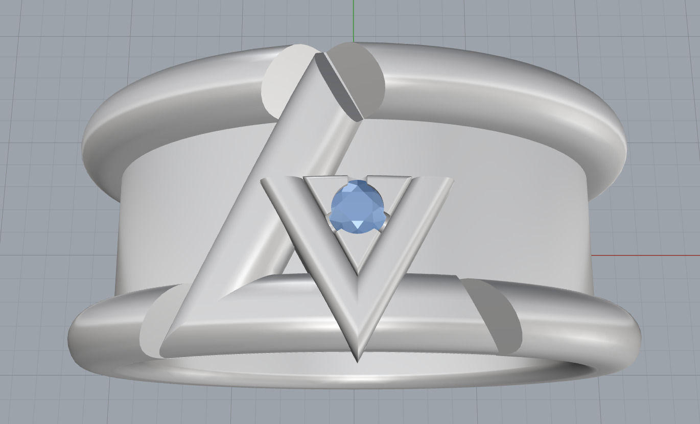 Ring Louis Vuitton 3D print model_7