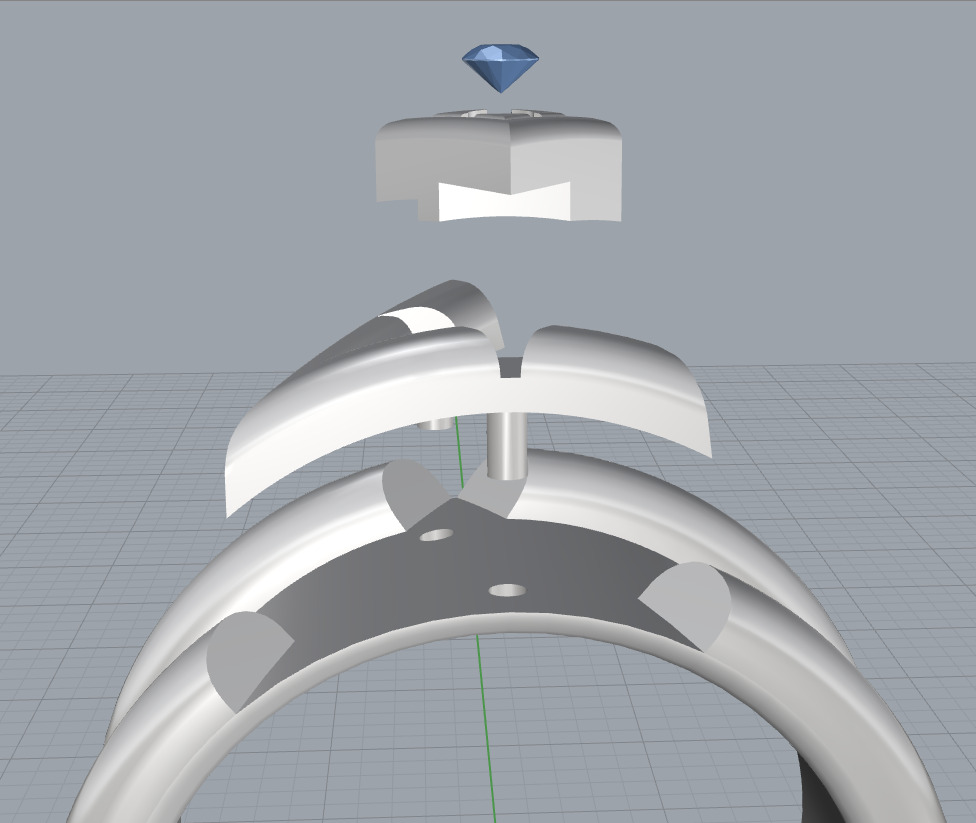 Ring Louis Vuitton 3D print model_6