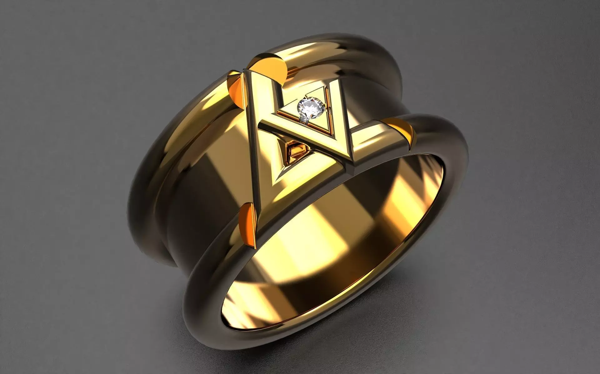 Ring Louis Vuitton 3D print model_0