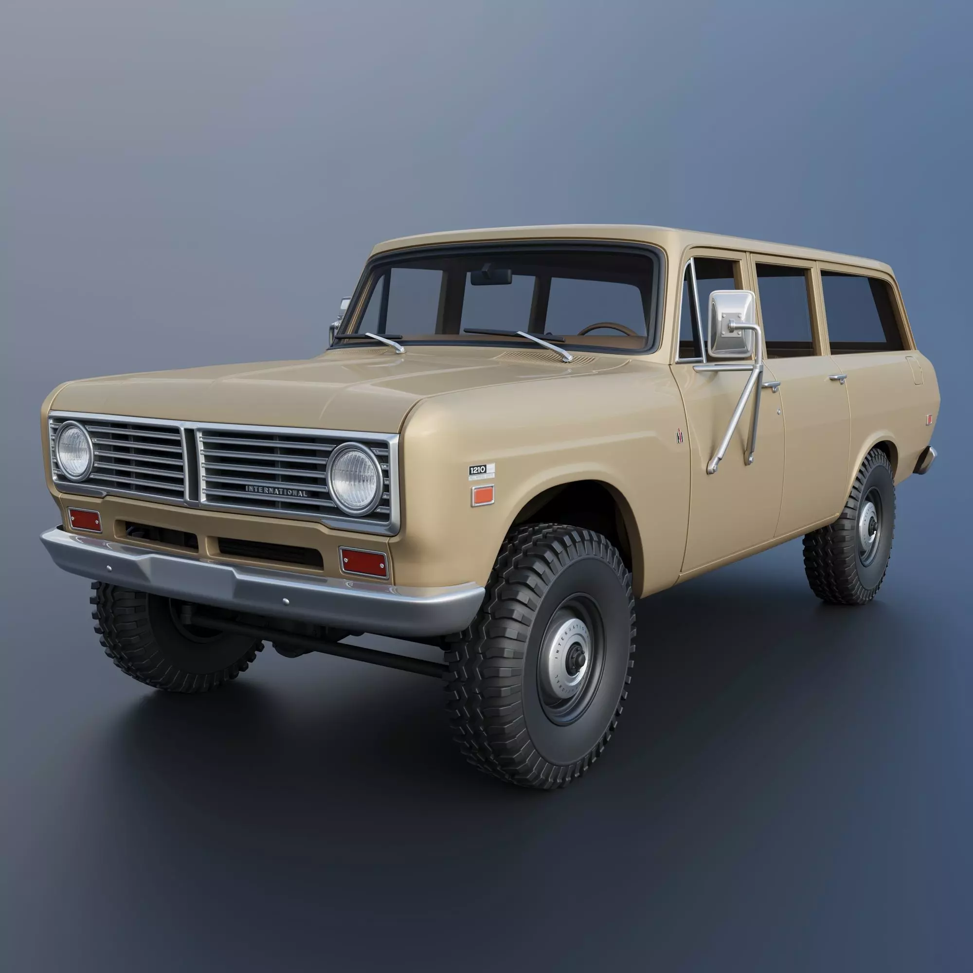 International Travelall 1972 3D print model_0