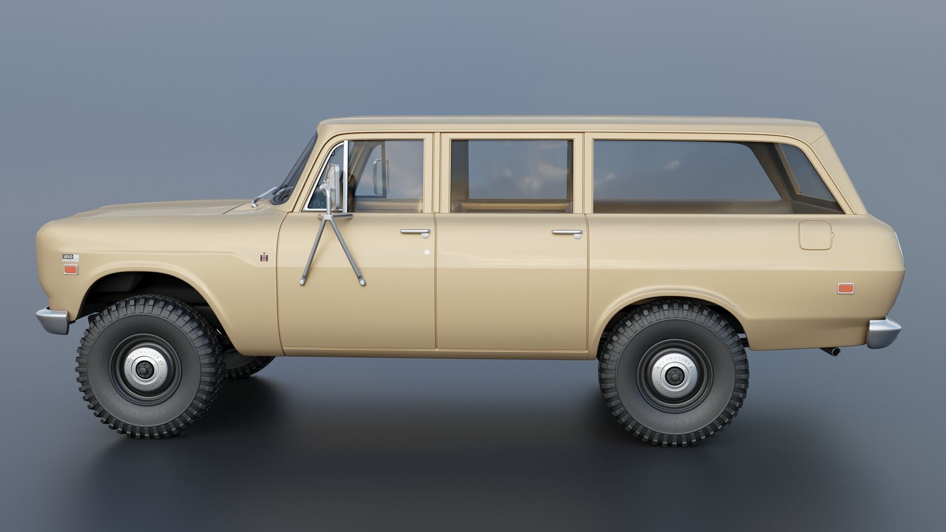 International Travelall 1972 3D print model_4