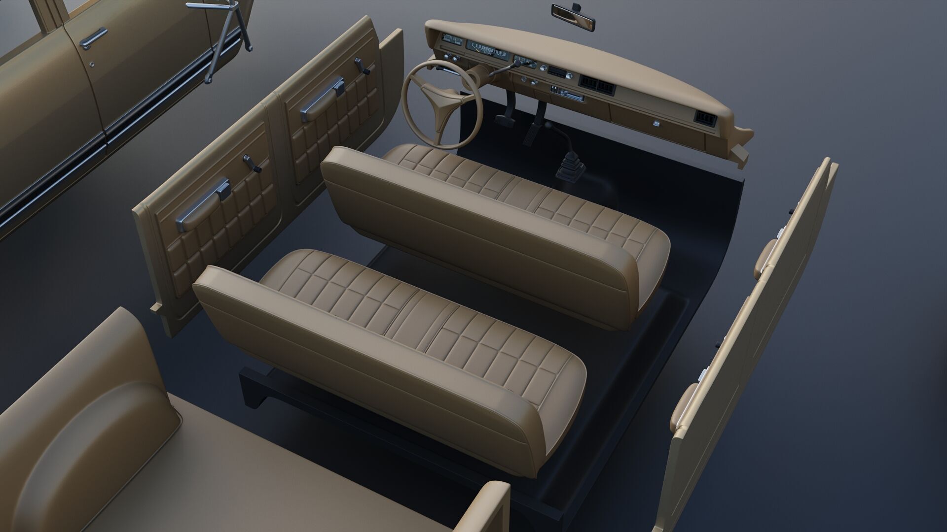 International Travelall 1972 3D print model_30