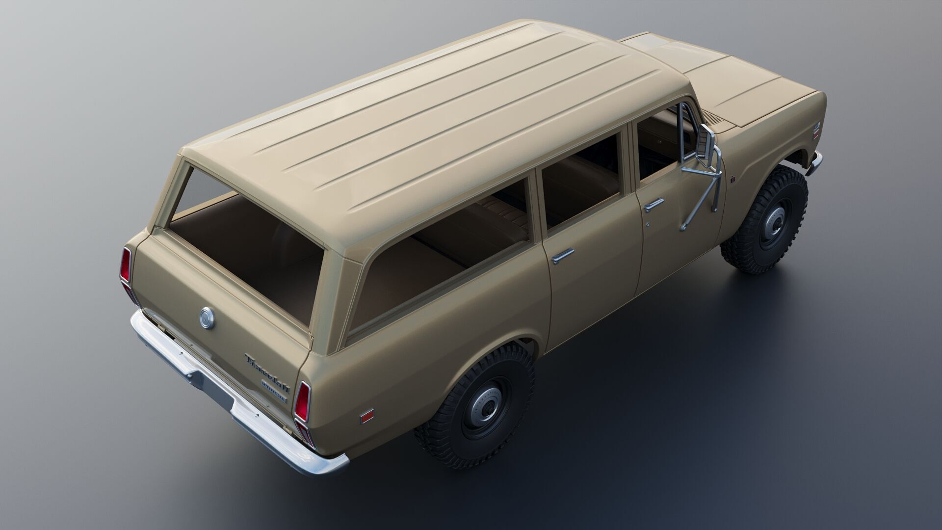 International Travelall 1972 3D print model_9