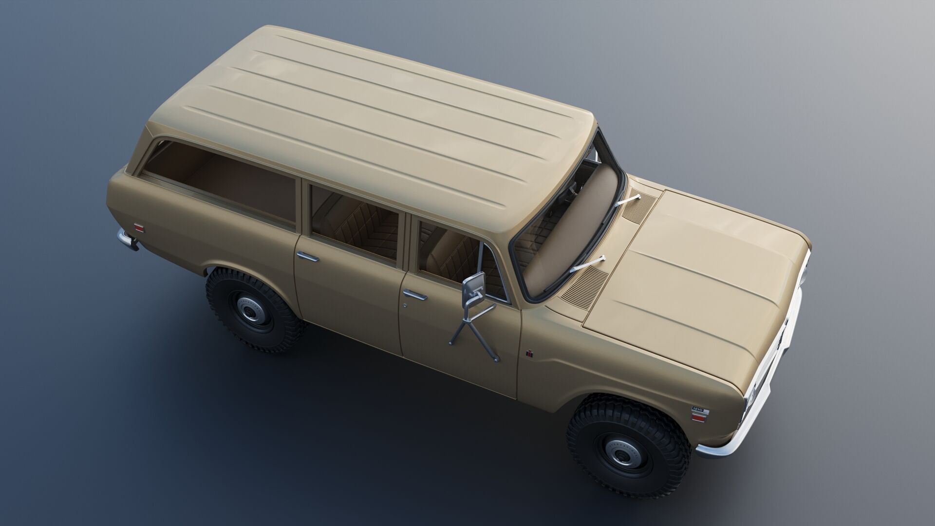 International Travelall 1972 3D print model_13