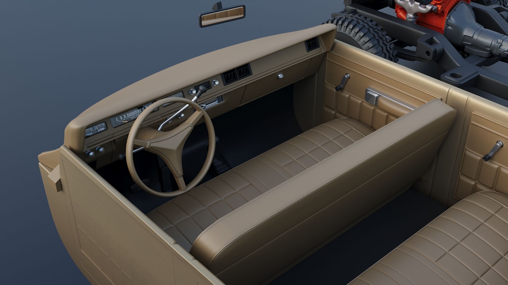 International Travelall 1972 3D print model_28