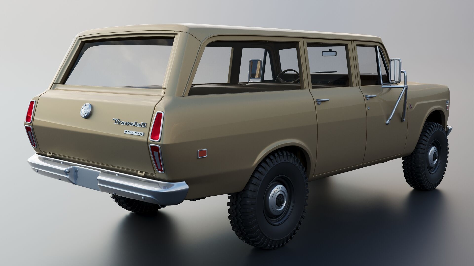 International Travelall 1972 3D print model_8