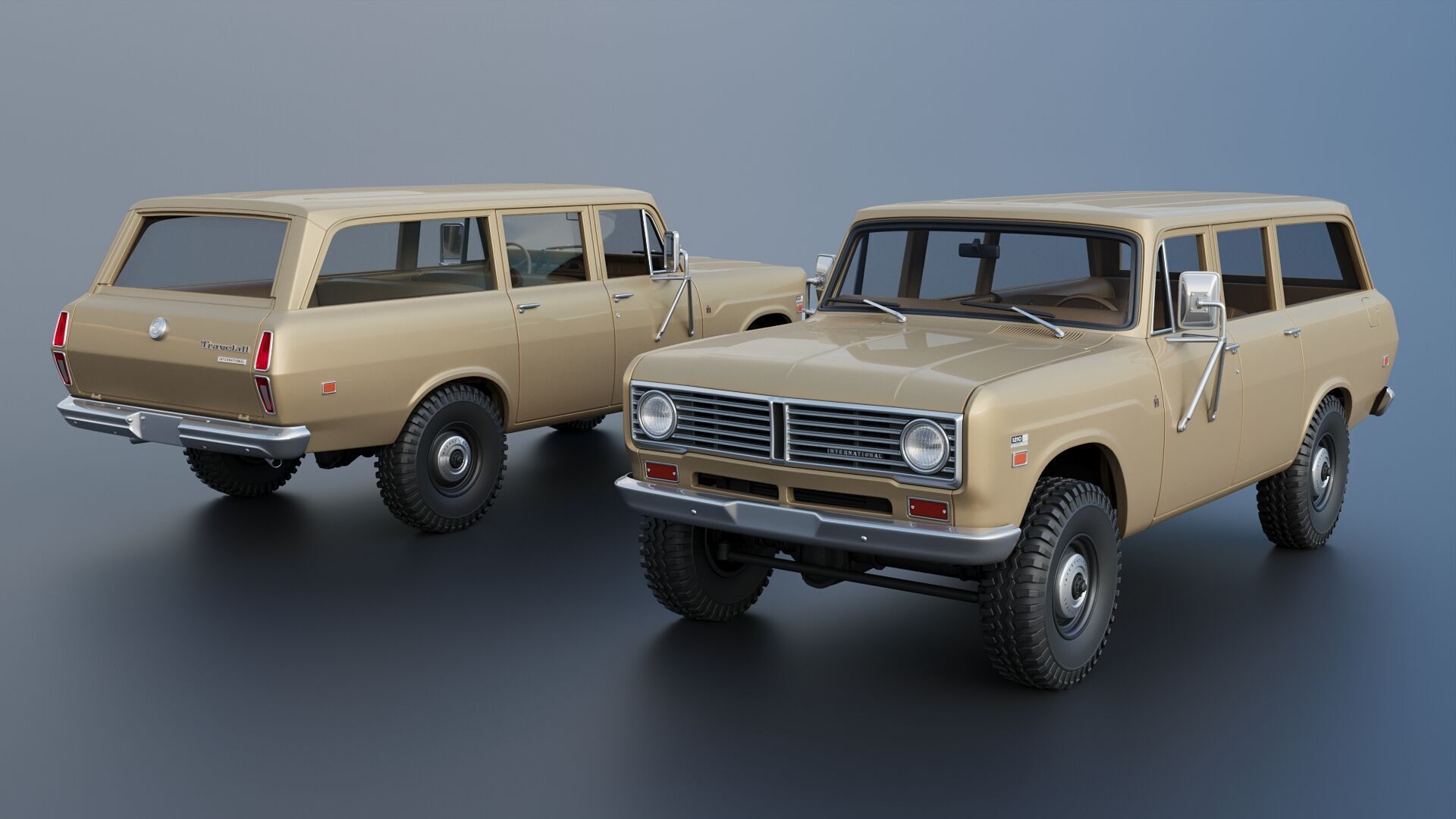 International Travelall 1972 3D print model_2