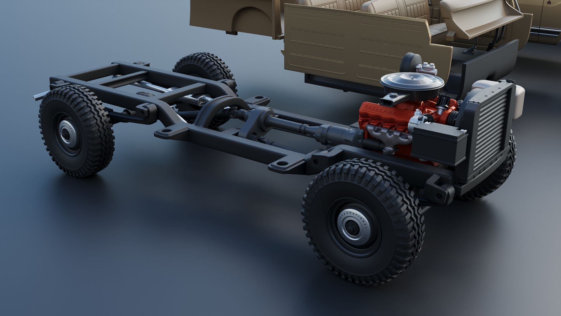 International Travelall 1972 3D print model_31