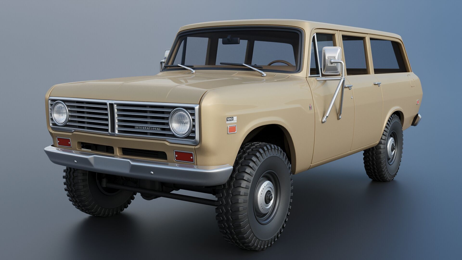 International Travelall 1972 3D print model_3