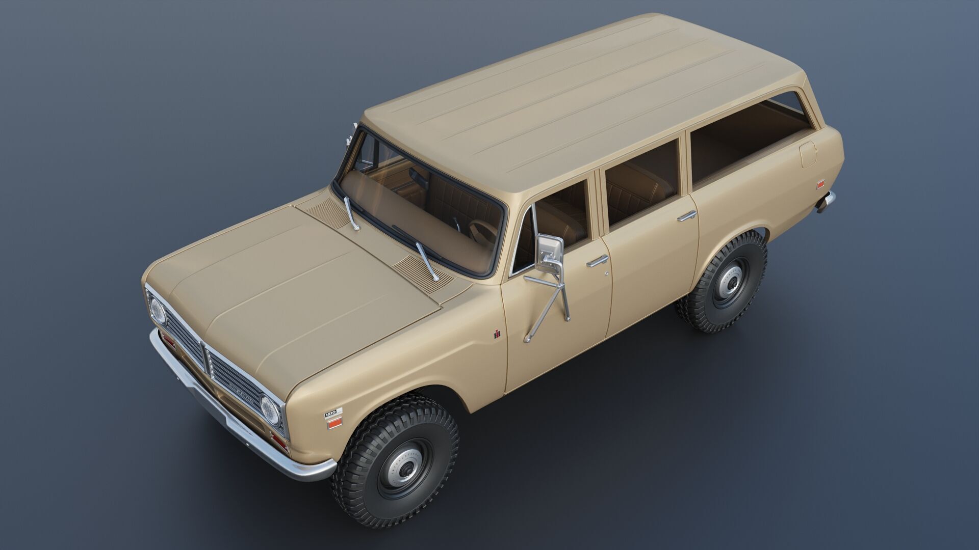 International Travelall 1972 3D print model_14