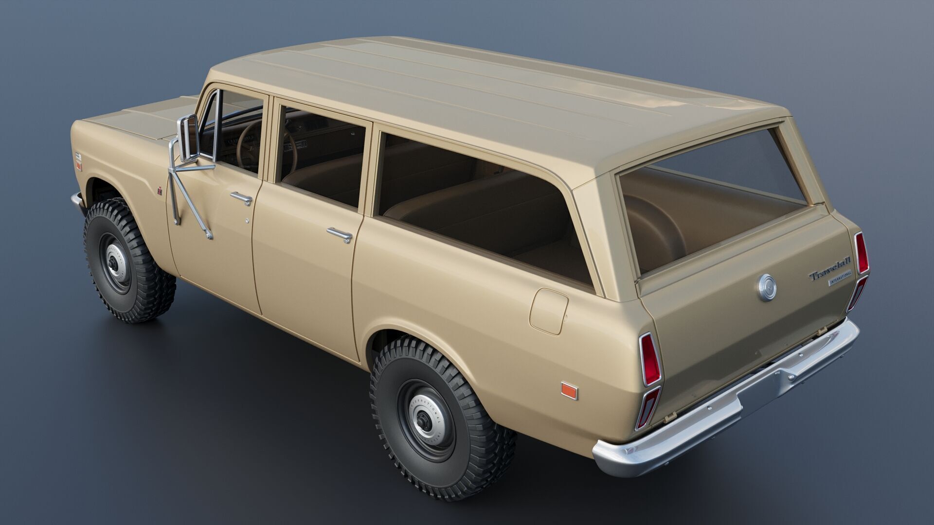 International Travelall 1972 3D print model_6