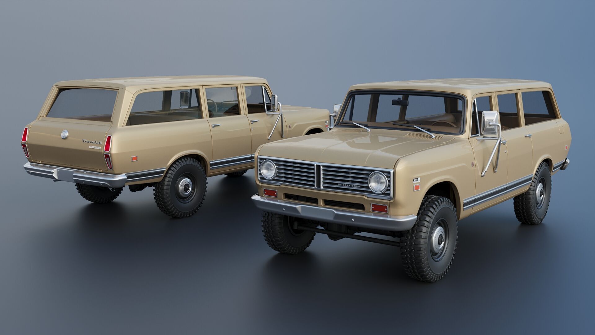 International Travelall 1972 3D print model_1