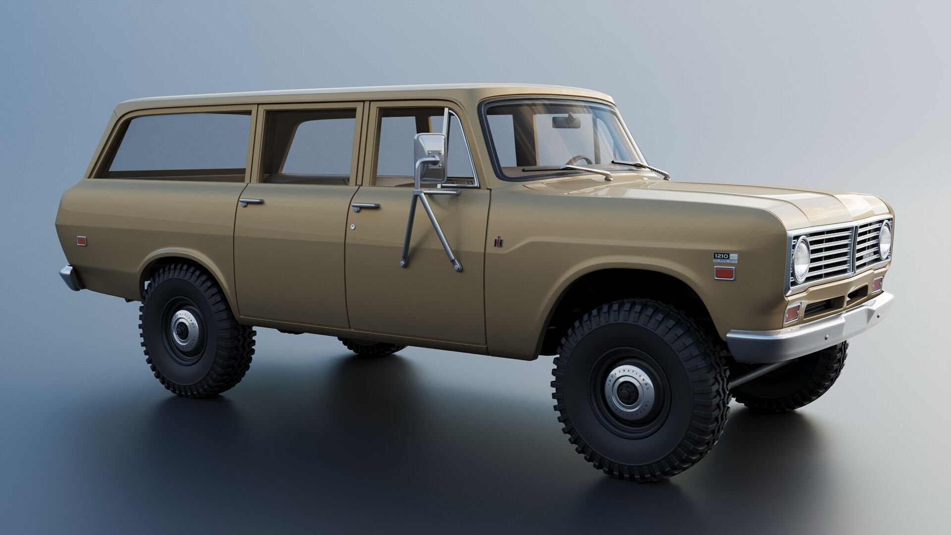 International Travelall 1972 3D print model_11