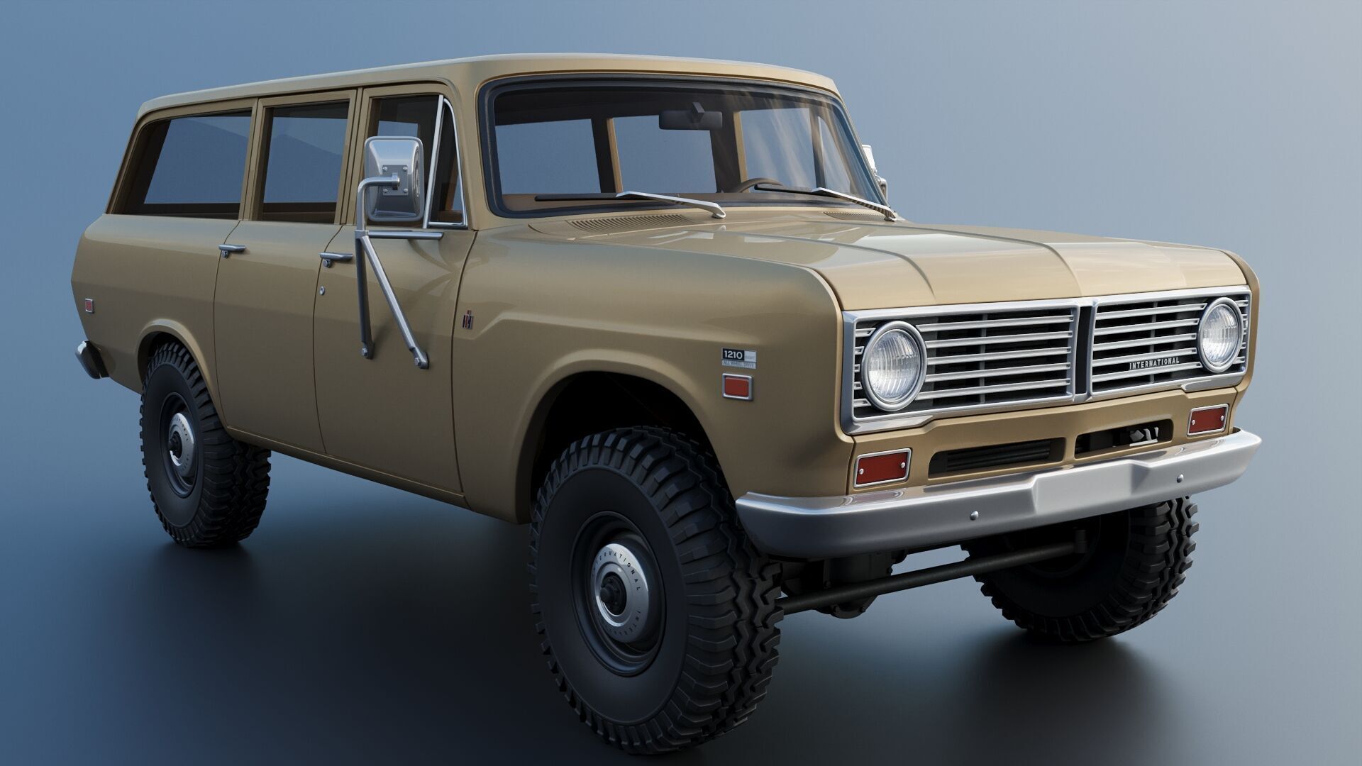 International Travelall 1972 3D print model_12