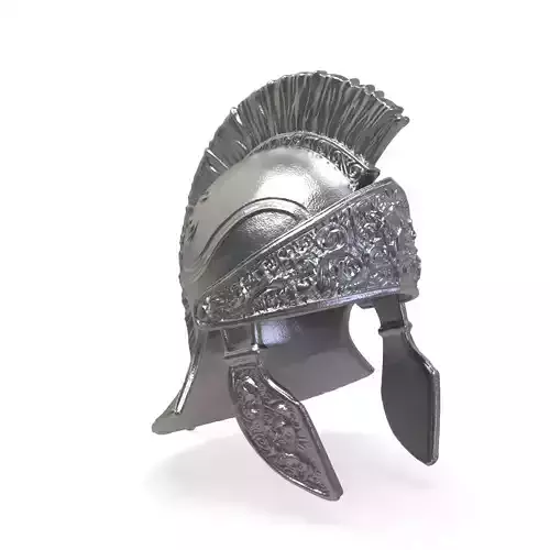 Sculpted Roman Helmet
