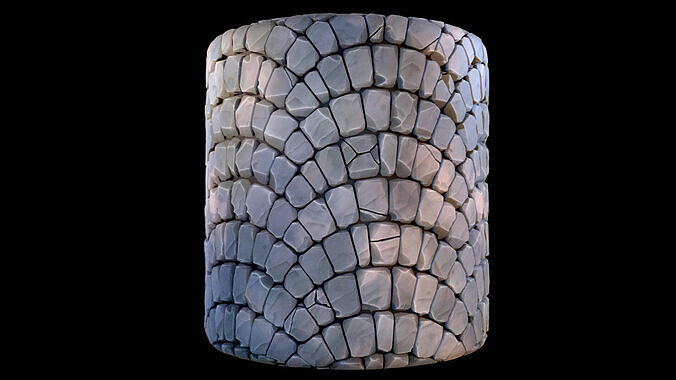 Stylized Pavement Substance material and textures Texture