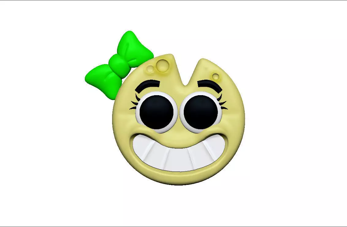 EMOJI CHEESE HAPPY 3D model_0