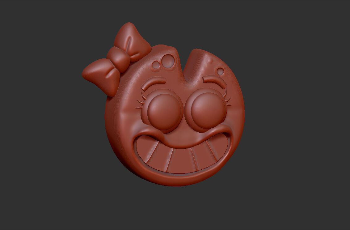 EMOJI CHEESE HAPPY 3D model_5